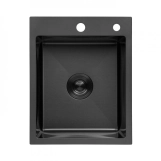 Кухонная мойка Kroner KRP PVD Schwarze - 4050HM (3,0/1,0 мм)